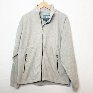 inner harbor outdoor mens fleece jacket full zip size large